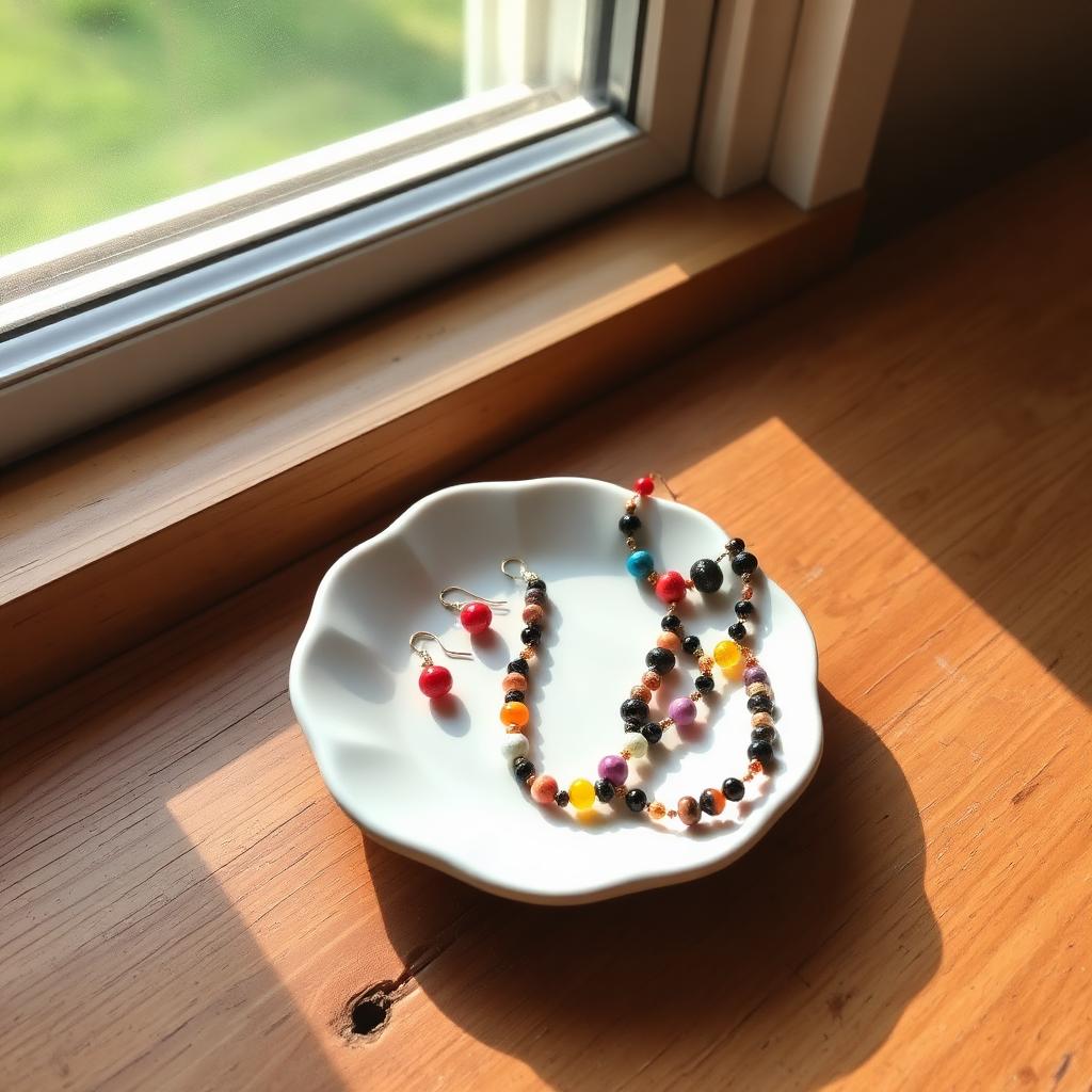 Parure perles du monde