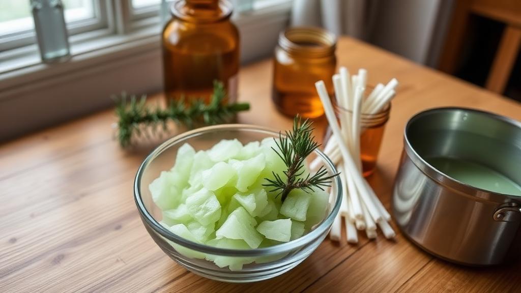 Le matériel utilisé — Bougie forêt boréale