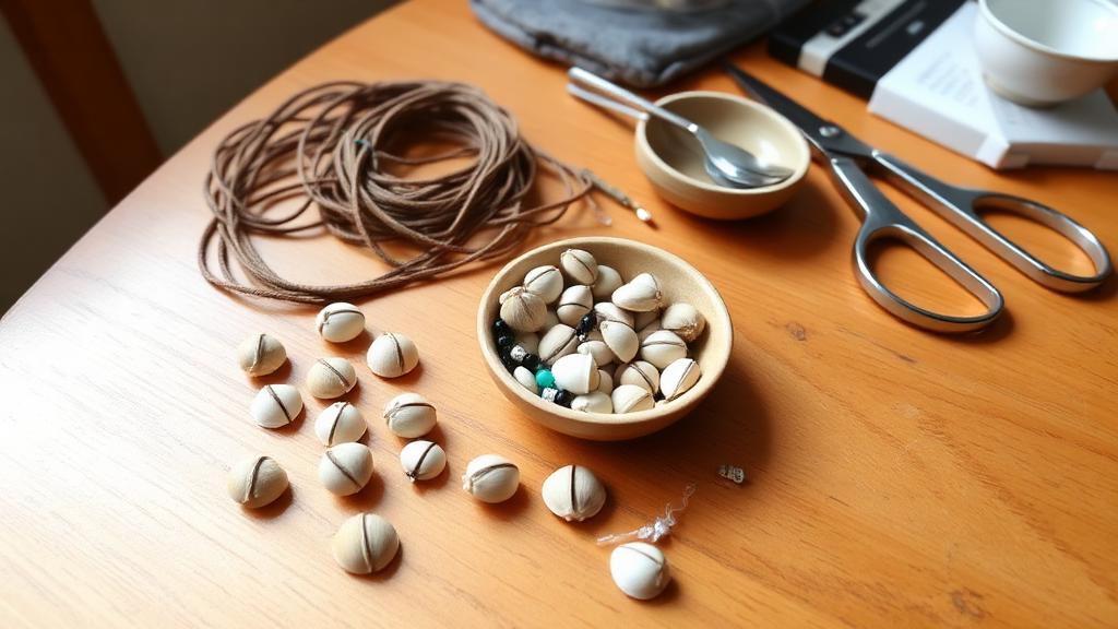 Le matériel utilisé — Bracelet brésilien coquillages